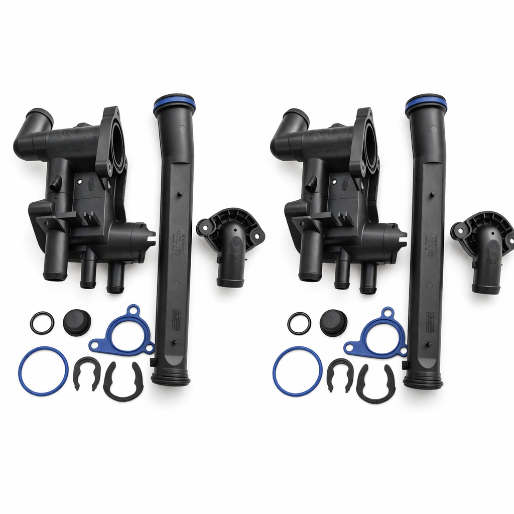 Kit 2 Carcaça Valvula Termostatica Gol Voyage Saveiro Fox