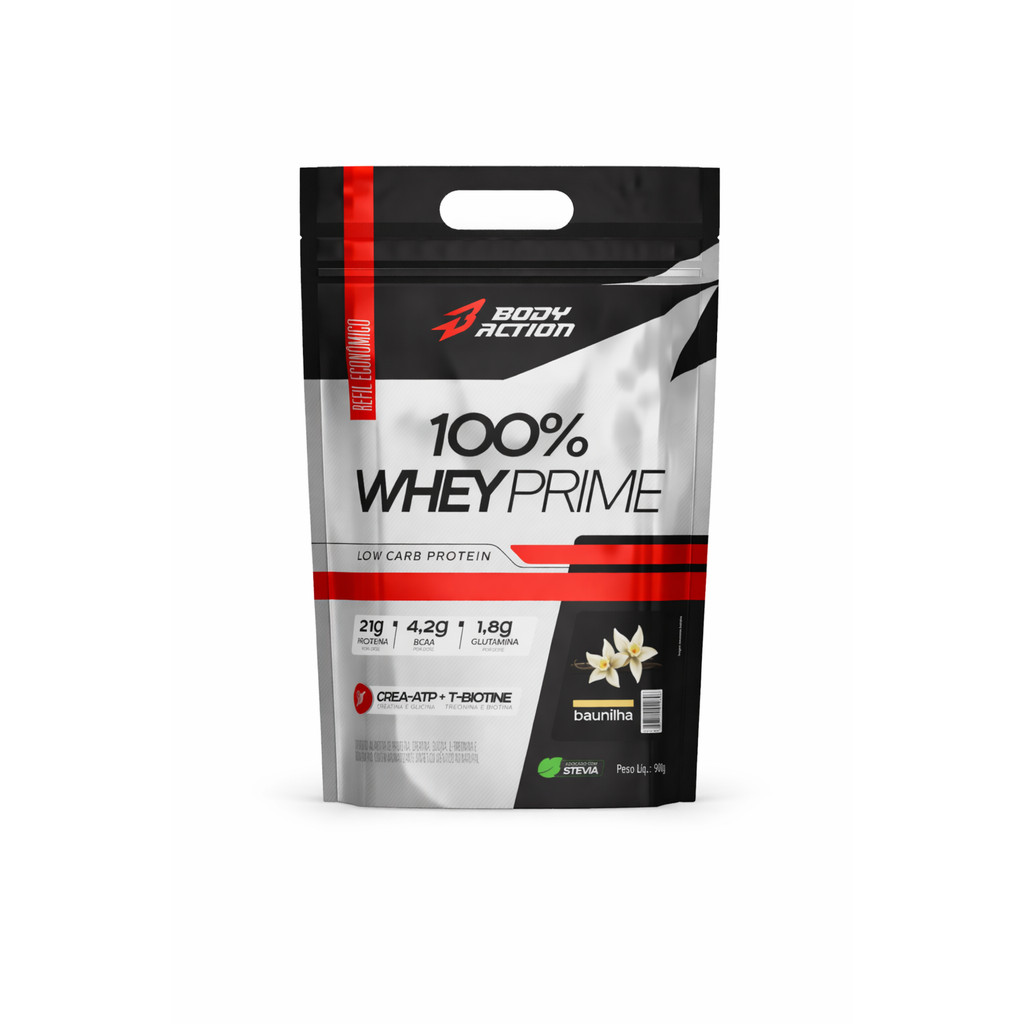 Whey Protein 100% Prime 900g Refil  - Body Action