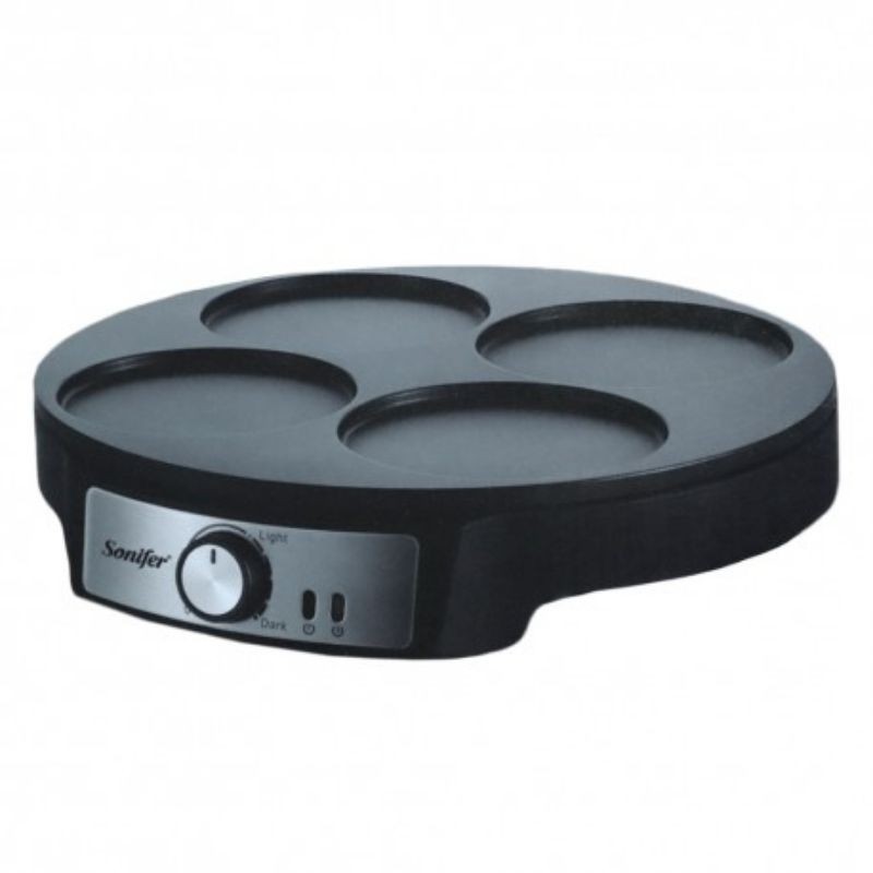 Crepeira Elétrica 4 Cavidades sonifer Panqueca 1200W potencia/ 30cm /Antiaderente  voltagem 220V alta qualidade