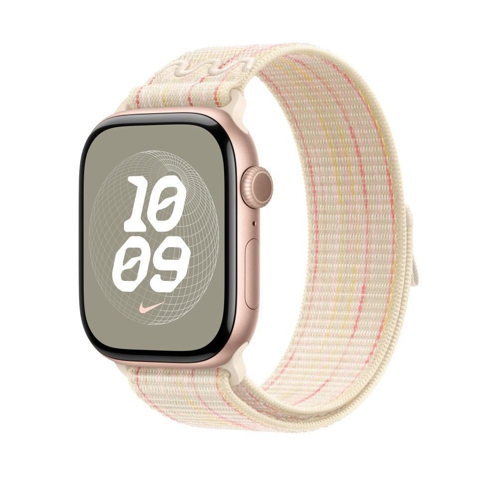 Pulseira Apple Watch Loop Esportiva Nike 46 mm, Apple, Estelar Rosa
