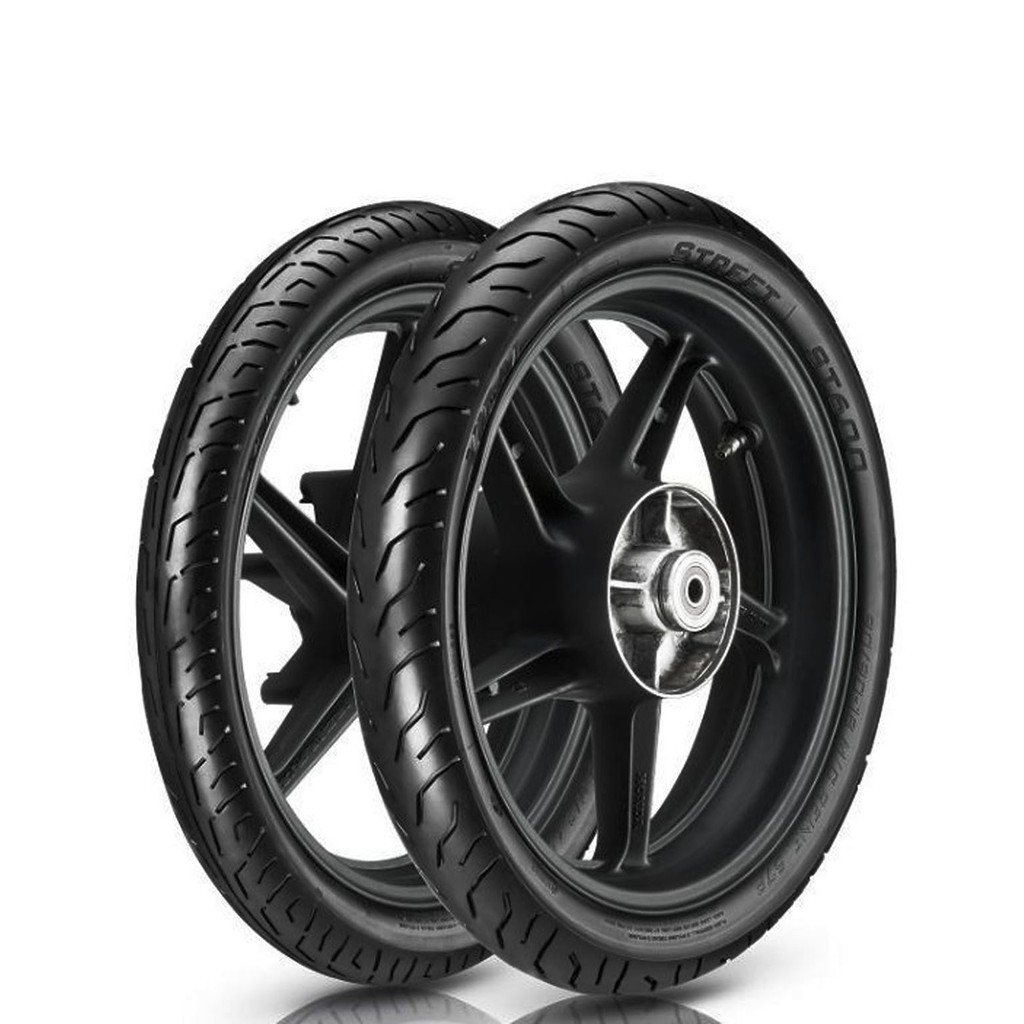 Par Pneu Vipal ST600 90/90-18 80/100 Moto Fan Titan CG 150