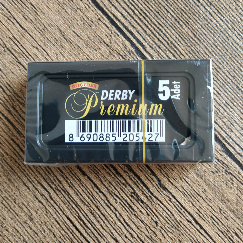 Lâmina de barbear de segurança masculina Dishi lâmina dupla preta DERBY lâmina DERBY lâmina de barbear pacote de 5 peças