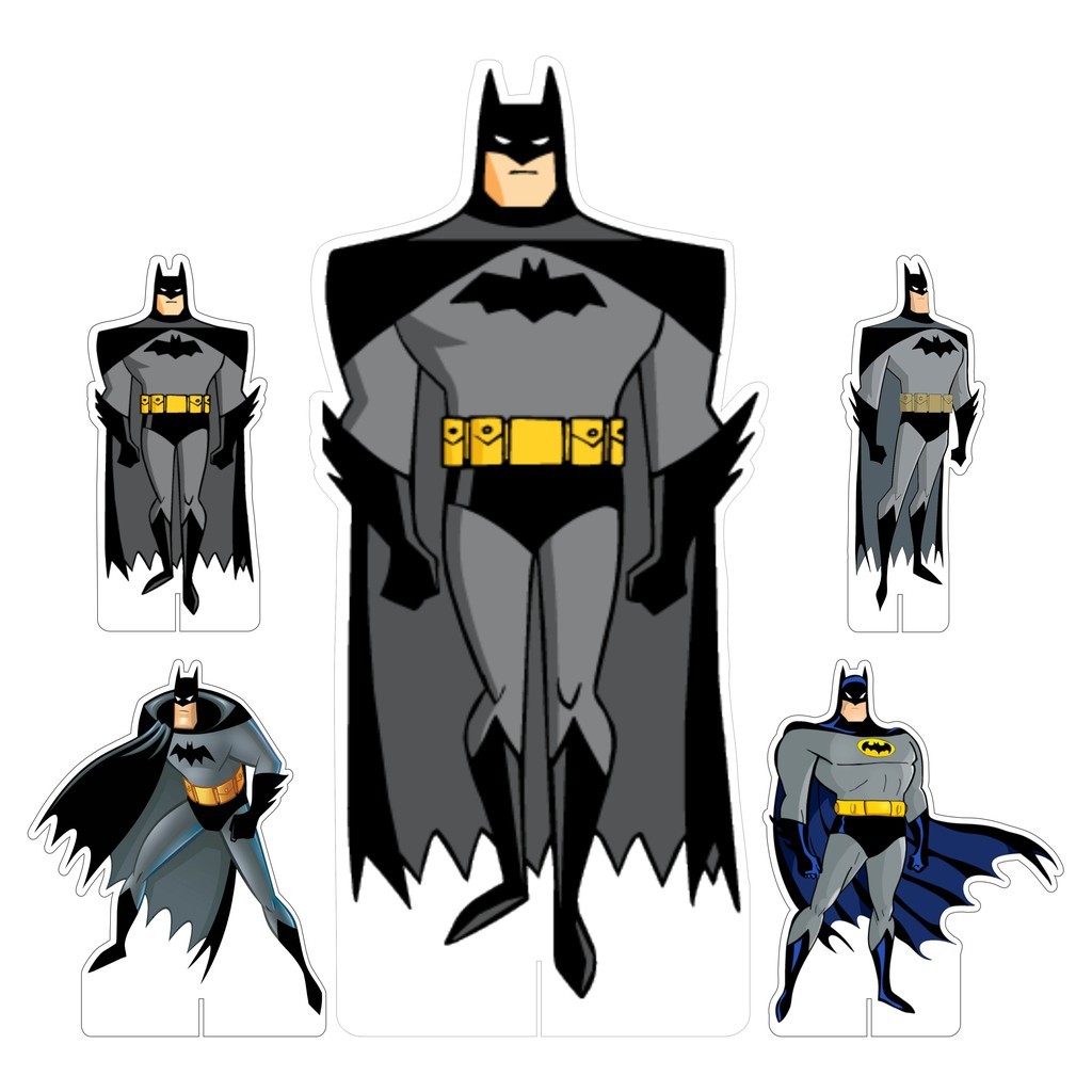 Mini Kit Display Festa Infantil Batman (Preto/Cinza) FC