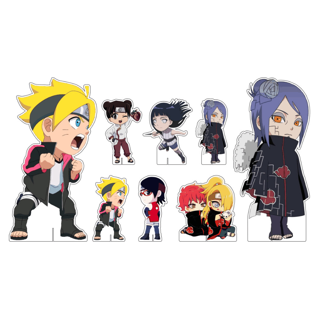 Kit Display Chão + Mesa Festa Infantil Naruto Cute FC