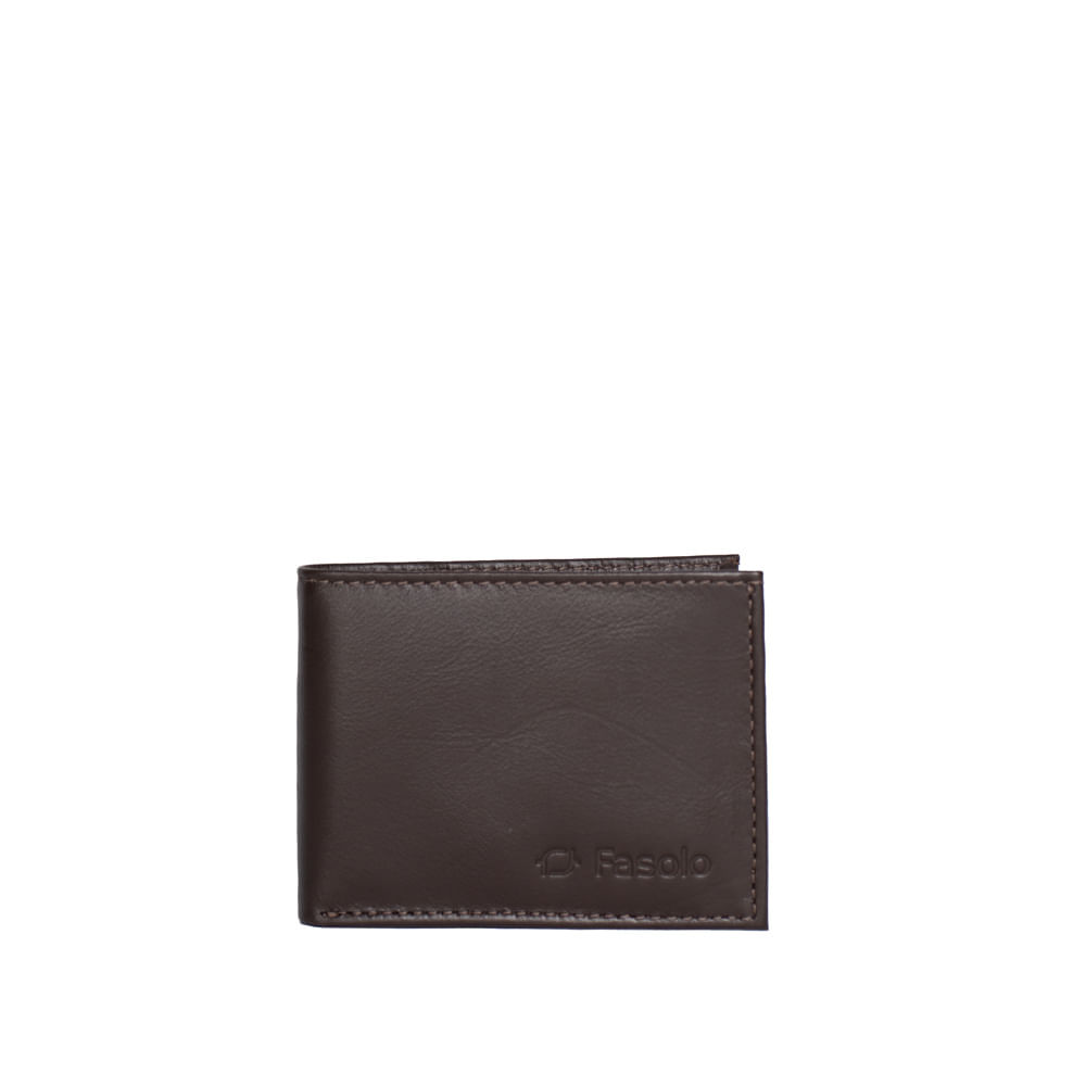 Carteira Masculina Fasolo Couro H007035101 Café