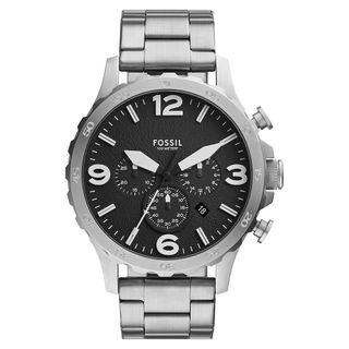 Relógio Fossil Masculino Nate Prata - JR1532/1PN