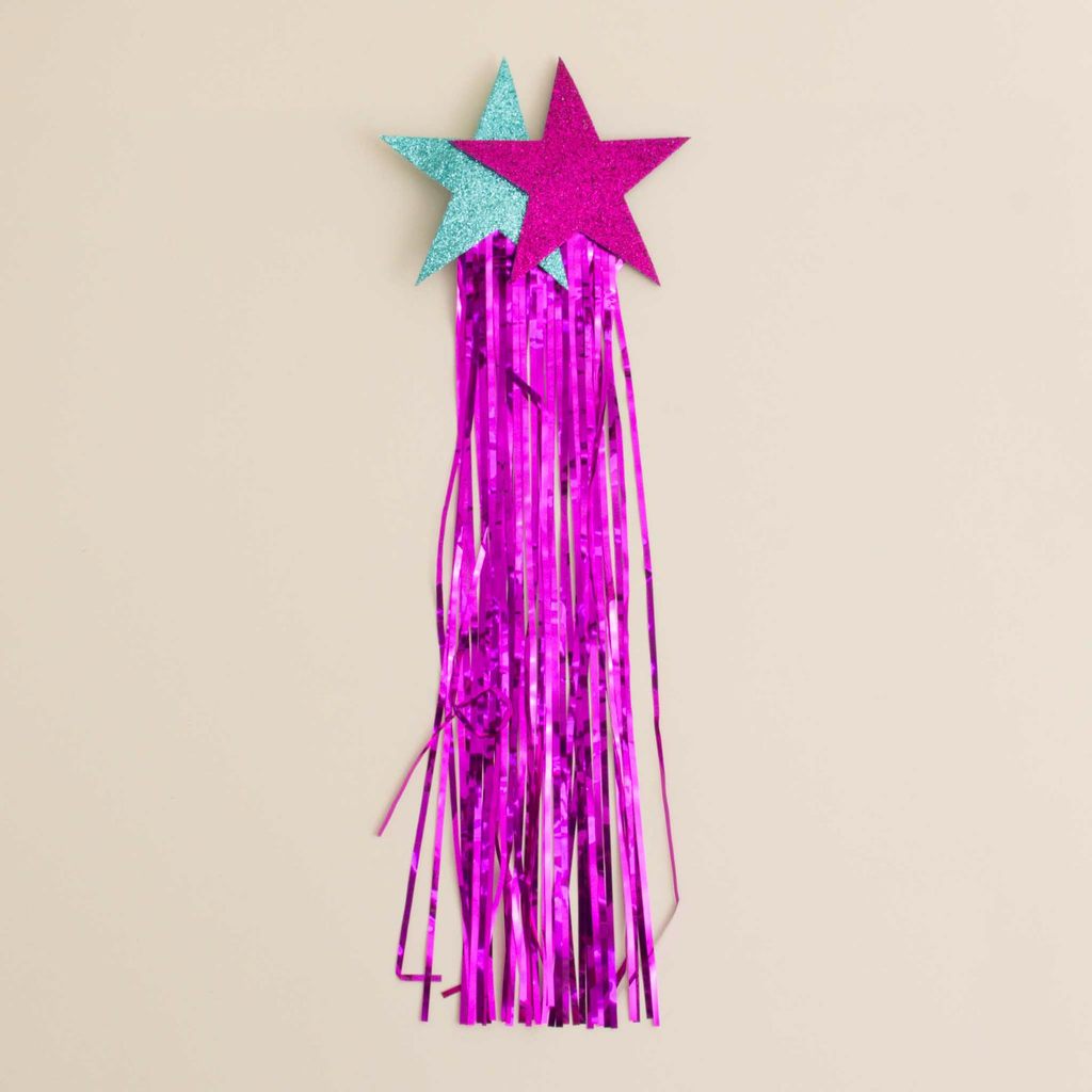 Presilha Carnaval 2 Estrelas E Fitilhos Metalizado Pink  - em Oferta na Shopee