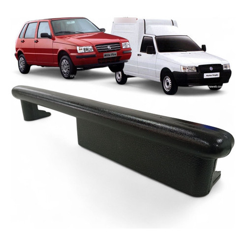 Puxador Porta Diant Esq Fiat Uno Mille Fire Fiorino 1897492 Preto