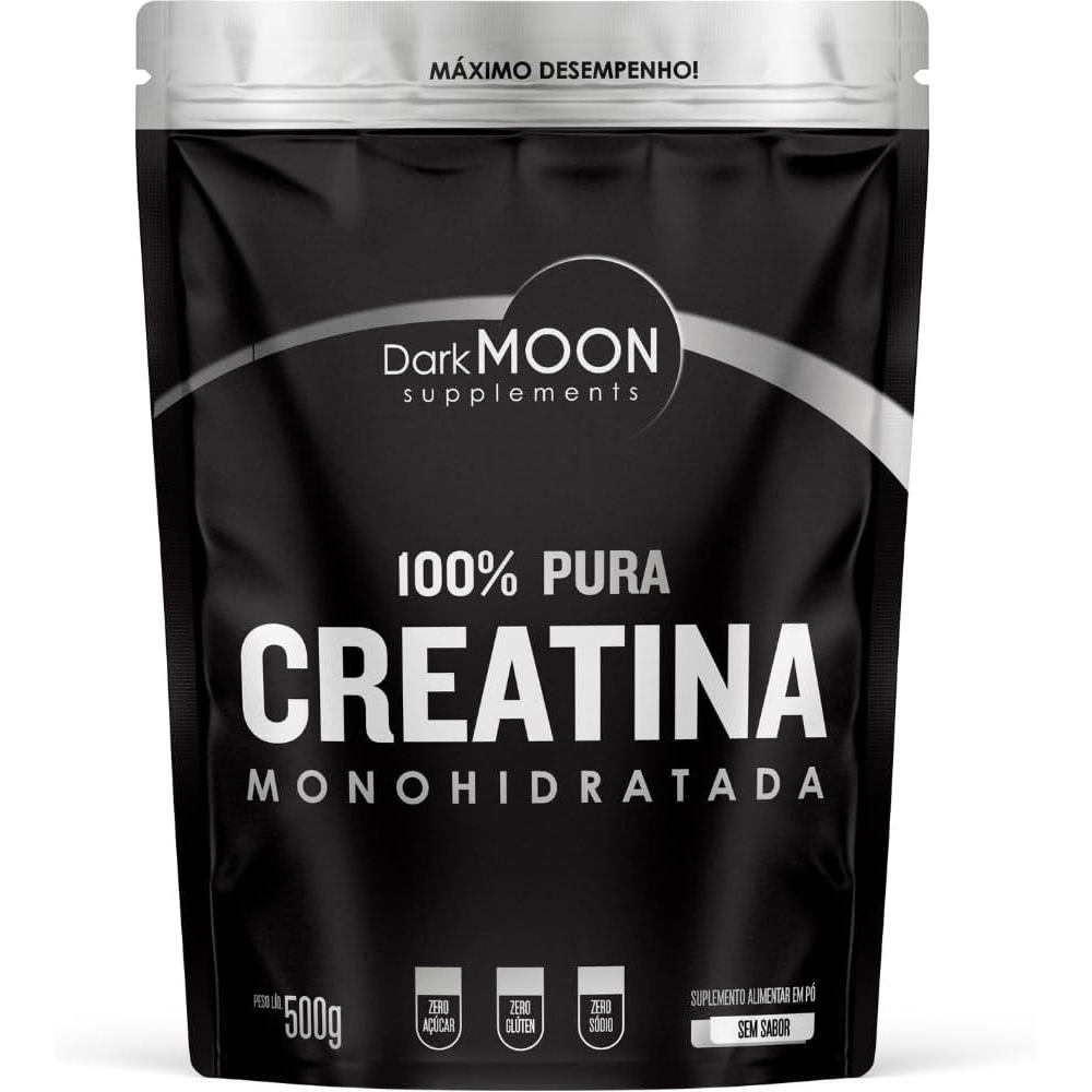 Creatina Pura Monohidratada 500g Dark em Oferta na Shopee
