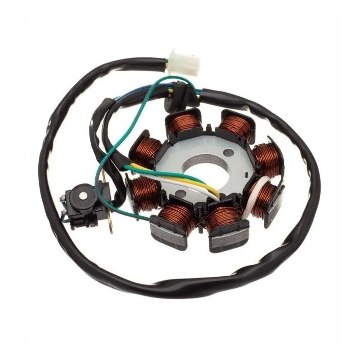 Estator com bbina de pulso Magentron Honda Biz 125 Es/ks 2008 Cod.9047