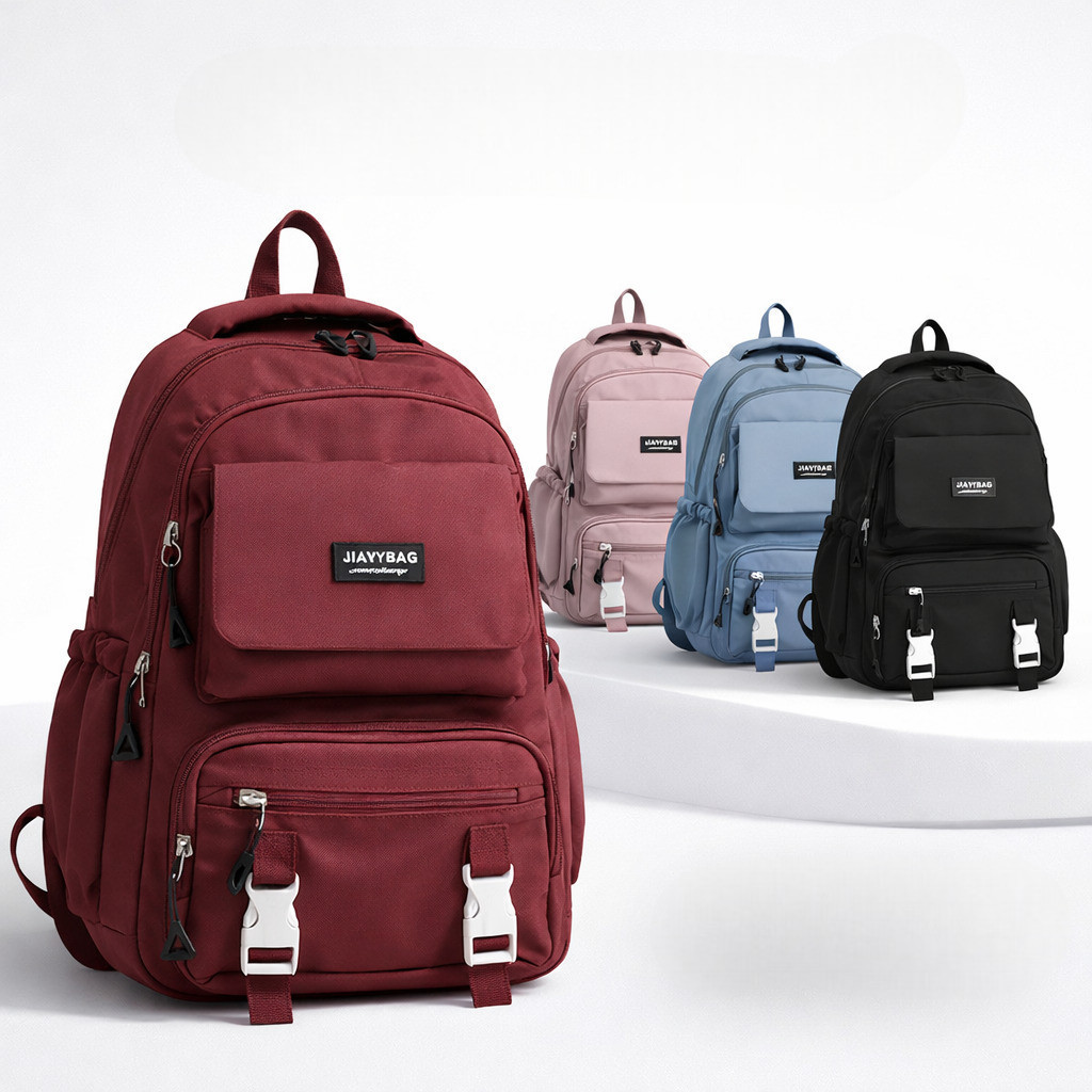 Mochila Feminina e Masculina Nylon Impermeável Escolar Faculdade Trabalho – Leve, Resistente e Espaçosa yihan
