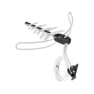 Antena Tv Digital Externa  4 Em 1 Vhf/uhf/fm/hdtv Dtv-3000, Completa, Com Mastro E Cabos 15 Metros