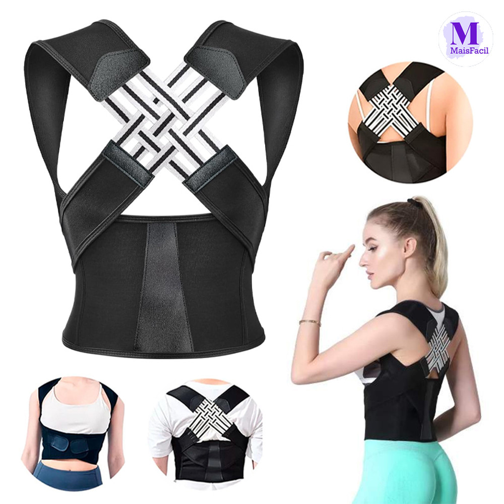 Colete de Postura para Coluna Cervical Alinhamento e Conforto Durável