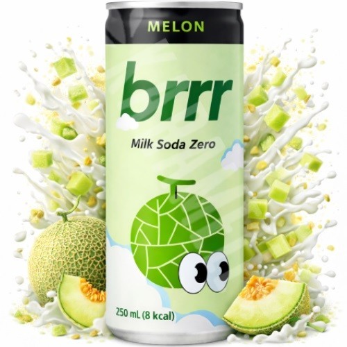 Bebida Milk Soda Zero Melon 250ml - Importado Coreia