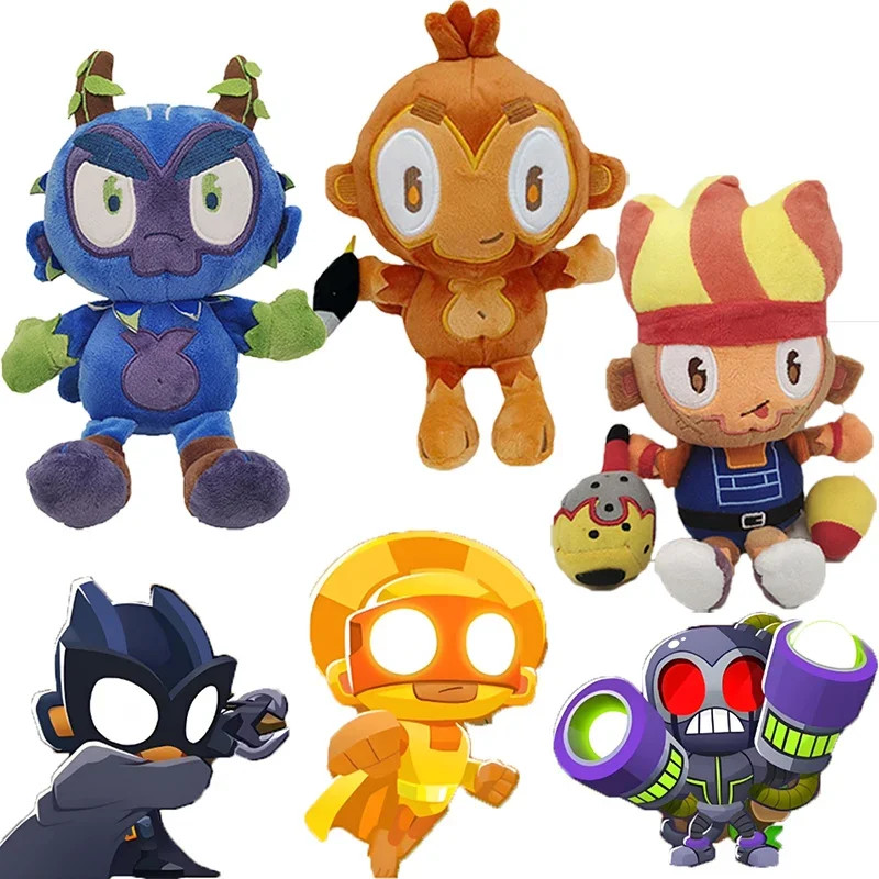 Jogo Bloons TD 6 Brinquedo De Pelúcia Dos Desenhos Animados Torre Defesa Dardo Macaco Plushie Figura Gwendolin Obyn Gree