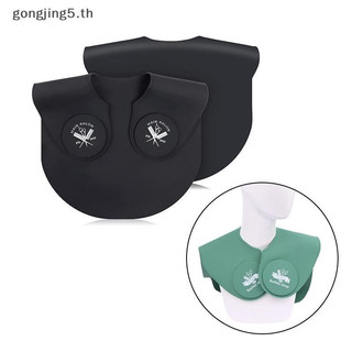 gongjing5 . TH Colar De Corte De Cabelo De Silicone , Xales De Tingimento , Capa De Cabeleireiro , Envoltório De Pescoço