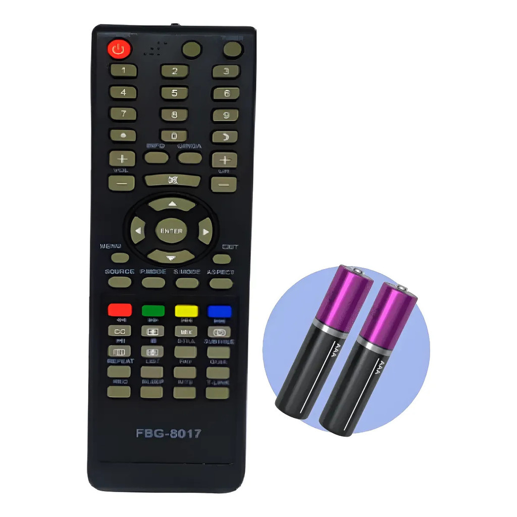 Controle Remoto Lcd/ Compatível C/ Philco  Fbg- 8017