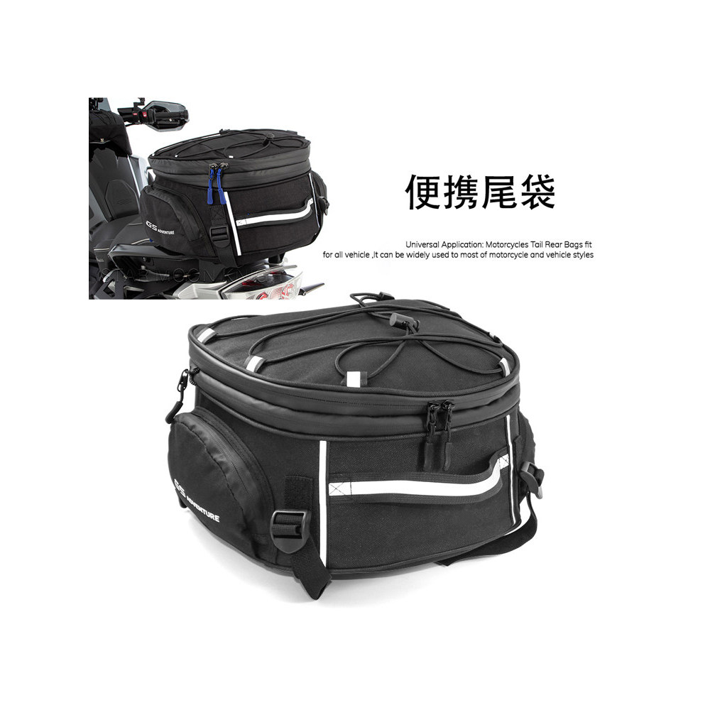 Adequado para BMW R1250GS motocicleta traseira cauda saco Rider saco cauda saco de viagem saco de bagagem portátil