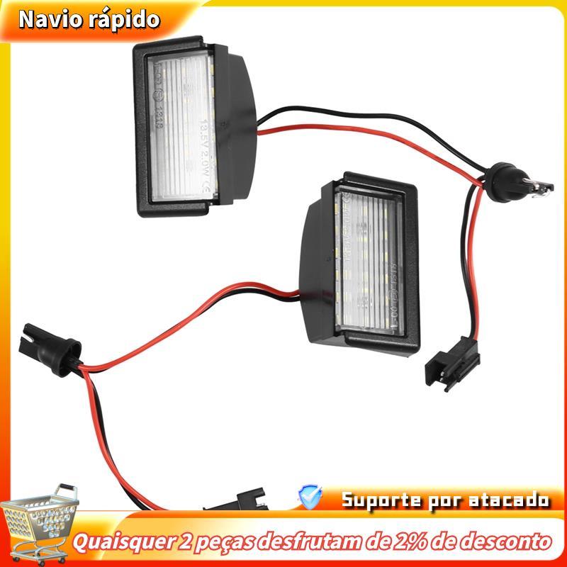 2 Unidades Para ML W164 2009-2011 Smart Roadster Branco LED Luz De Matrícula 6500K