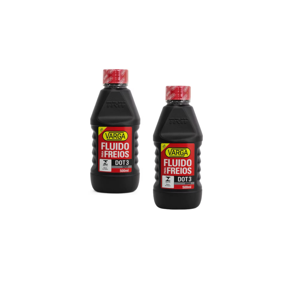 Kit 2 Fluidos de Freio Varga TRW Dot 3 500ml Original