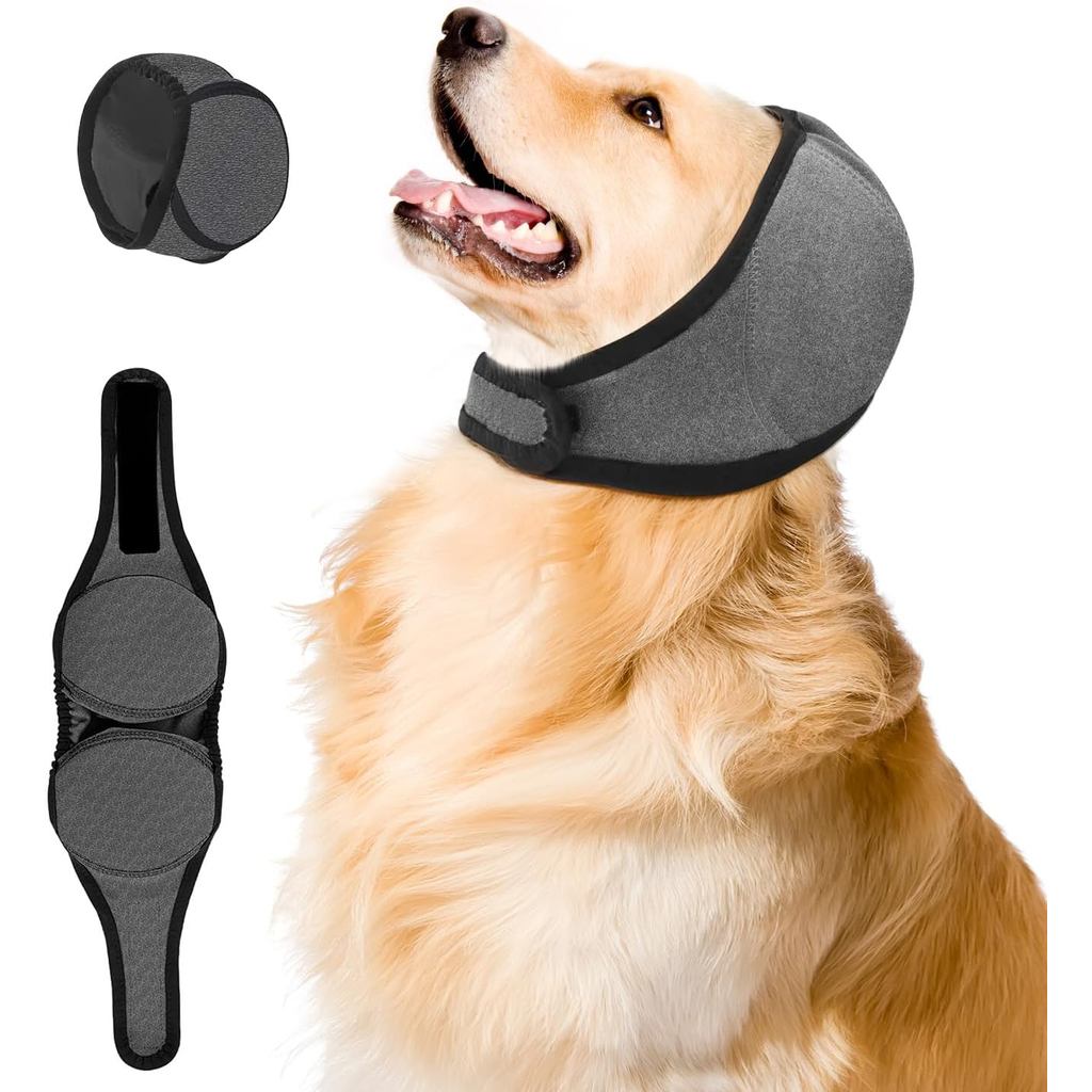 Capas Para Orelhas De Cachorro, Protetor De Orelha Calmante Cães Antirruído Com Redução De Ruído, Protetores Ajus
