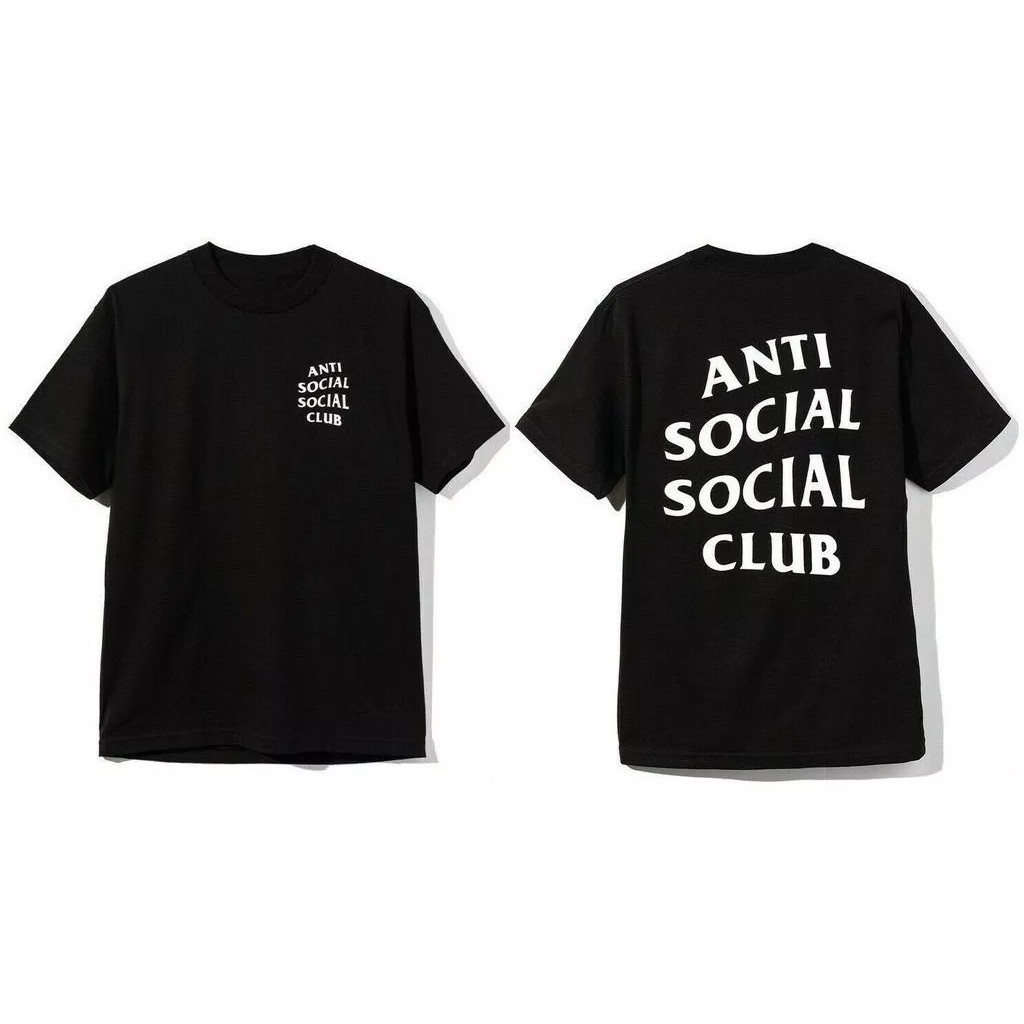 Camiseta anti social 100% algodão super queima de estoque Camiseta Unissex