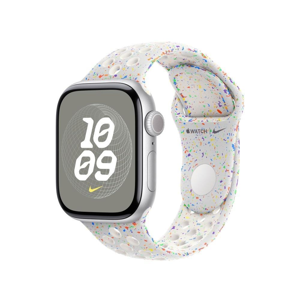 Pulseira Apple Watch 42 mm, Esportiva Nike, Apple, Platina