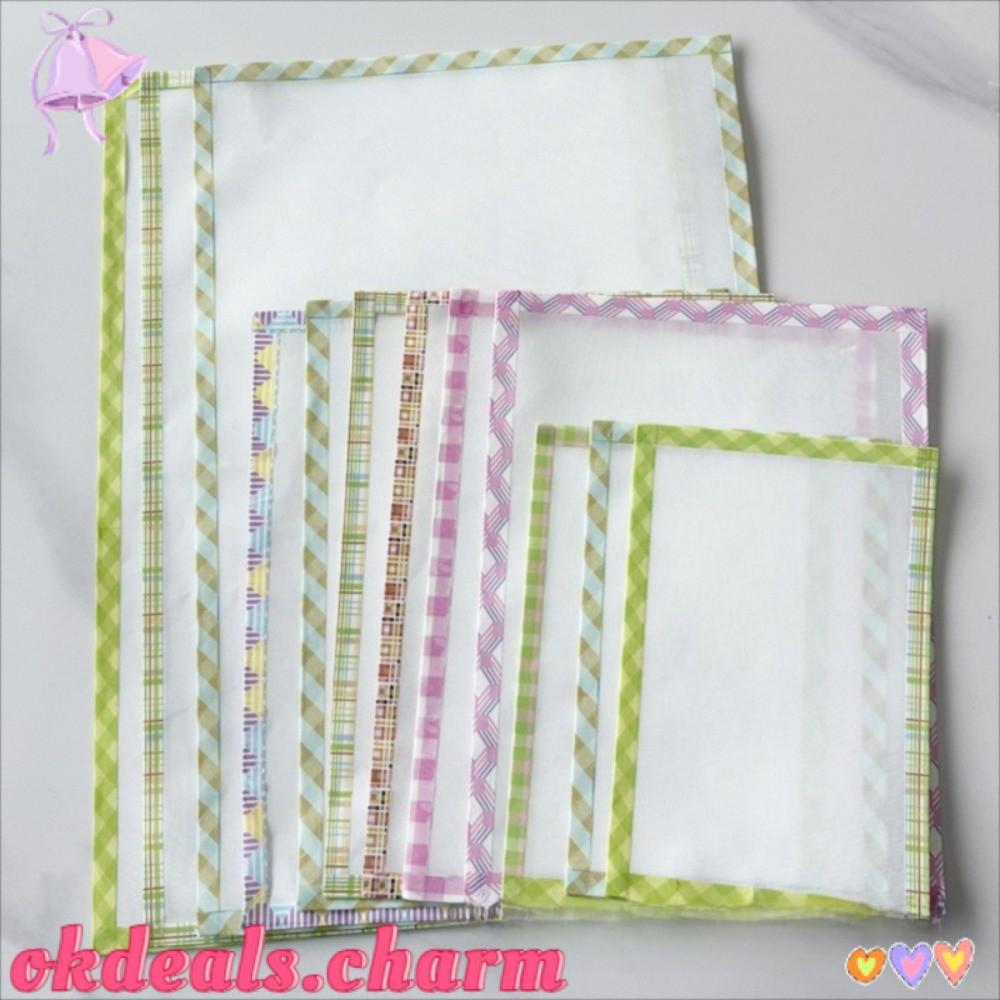 OKDEALS Perler Beadspapel Resistente Ao Calor , Pano De Cozimento Transparente Com Contas Costuradas Na Borda