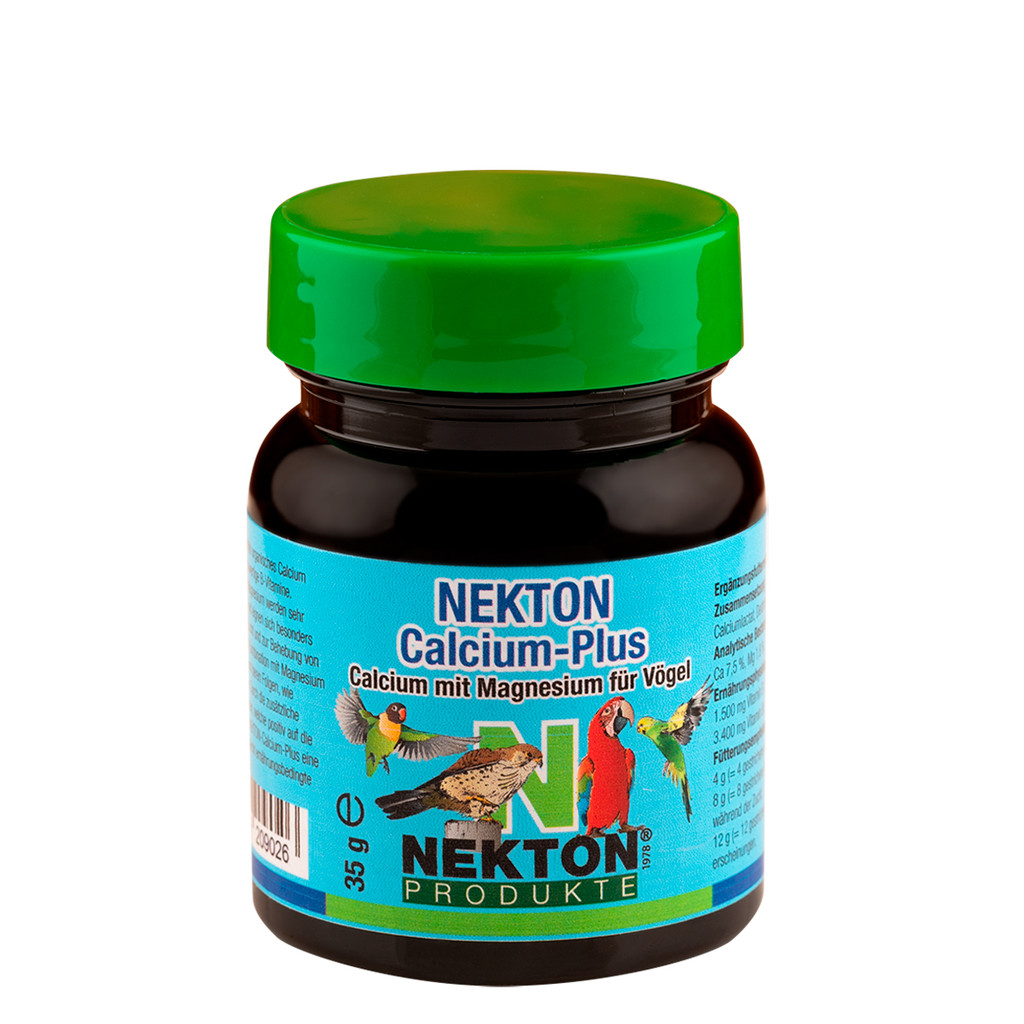Nekton Calcium Plus  35g Suplemento Cálcio Magnésio para Pássaros Passarinho Aves Importado