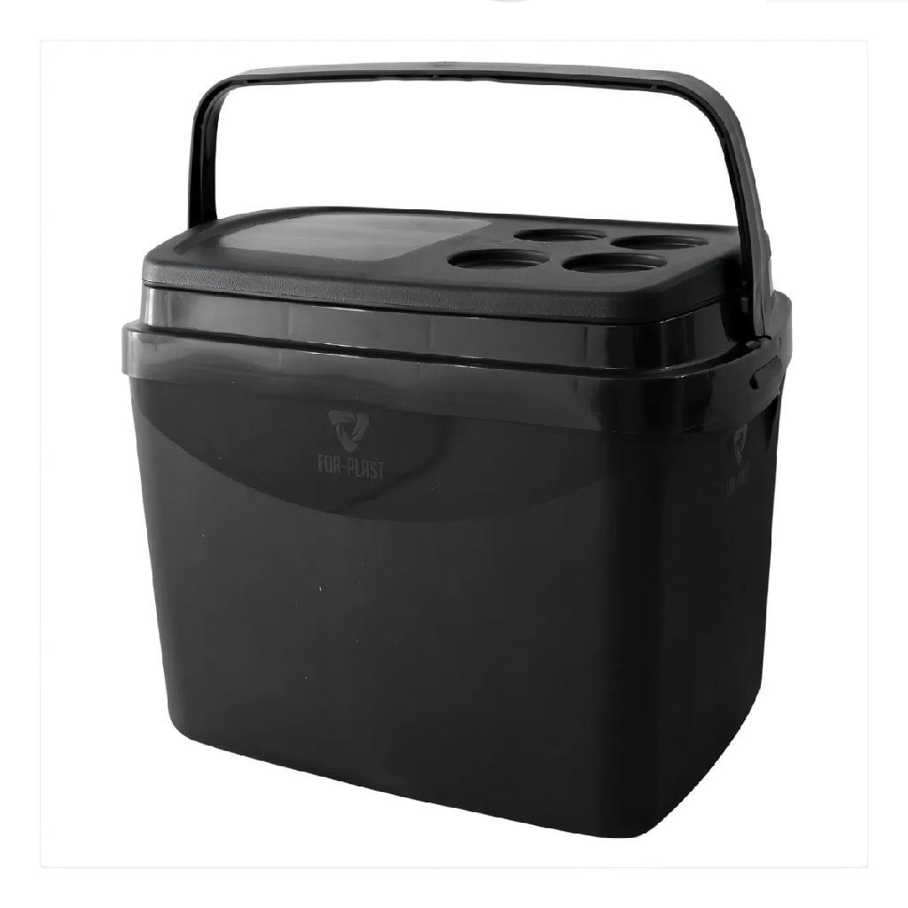 Caixa Termica Cooler 34 Litros Black-For Plast