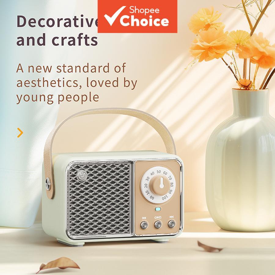 Alto-Falante Portátil Sem Fio HiFi Bluetooth Rádio FM Karaokê Caixa De Som Com RGB LED TF USB