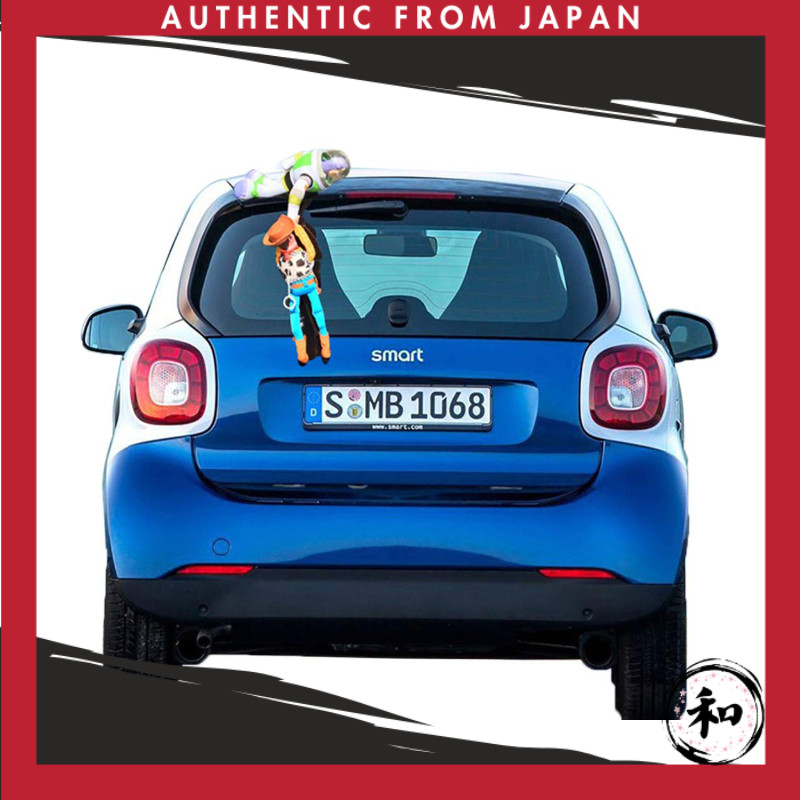 SCLYX Car Exterior Accessories Car Stickers Car Emblems Woody Plush Buzz Lightyear Plush Car Decoration Cute Cool Funny