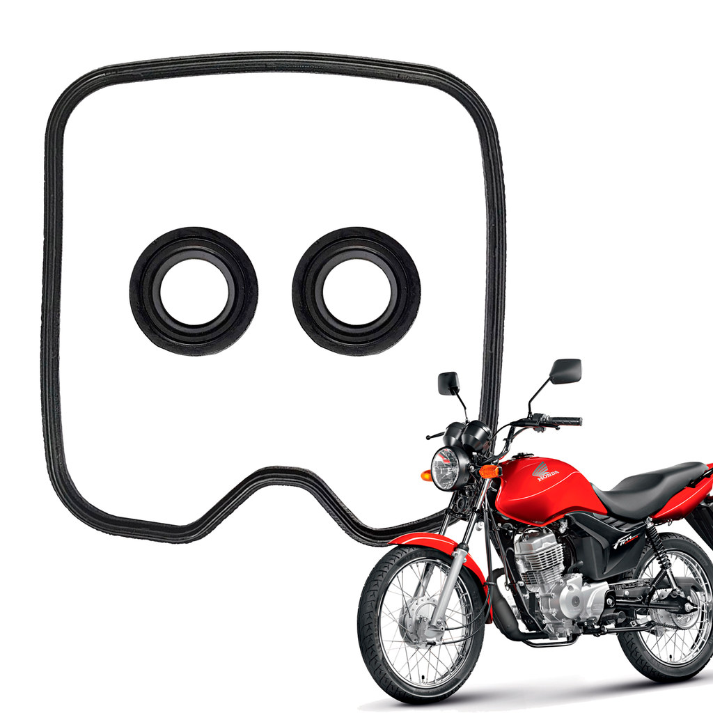 Guarnição Tampa Junta Válvula Titan 150 Ks Esd Sport Fan 150 Gasolina Mix Flex Nxr 150 Bros