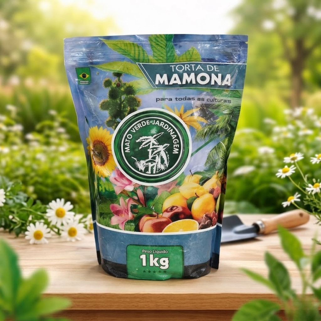 TORTA DE MAMONA 1KG -  MATO VERDE