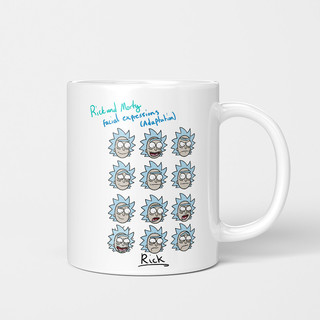 Hoje eu sinto Rick Cup Adulto Cartoon Rick Caneca Exclusiva Xícara de Café Americana Xícara de Água