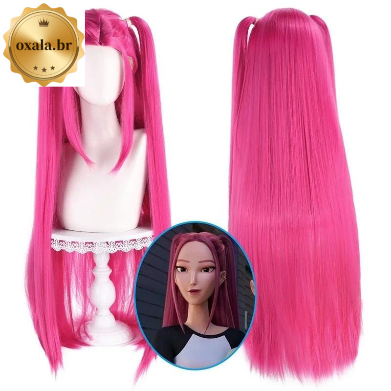 Perucas de Cosplay Pep Anime Domen Hunters para Mulheres, Peruca Mera Zuey Supergirl Idol I6WQ
