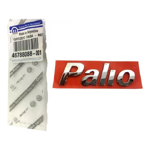 Sigla Emblema Escrita Palio Original Genuíno Fiat Todos - Cód. 46788088