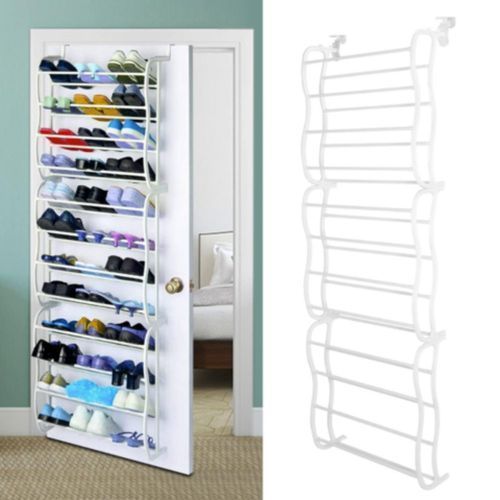 Sapateira Vertical Parede Porta Pares Rack Pendura Tênis Calçados Sapatos Chinelo Guarda Organizar