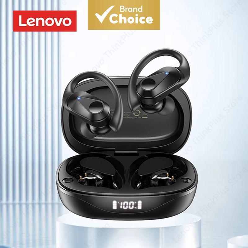  Lenovo LP75 Fones de Ouvido Pretos, Fones Bluetooth, Alta Qualidade, Som Estéreo HIFI TWS, Fone de Ouvido Cancelador de