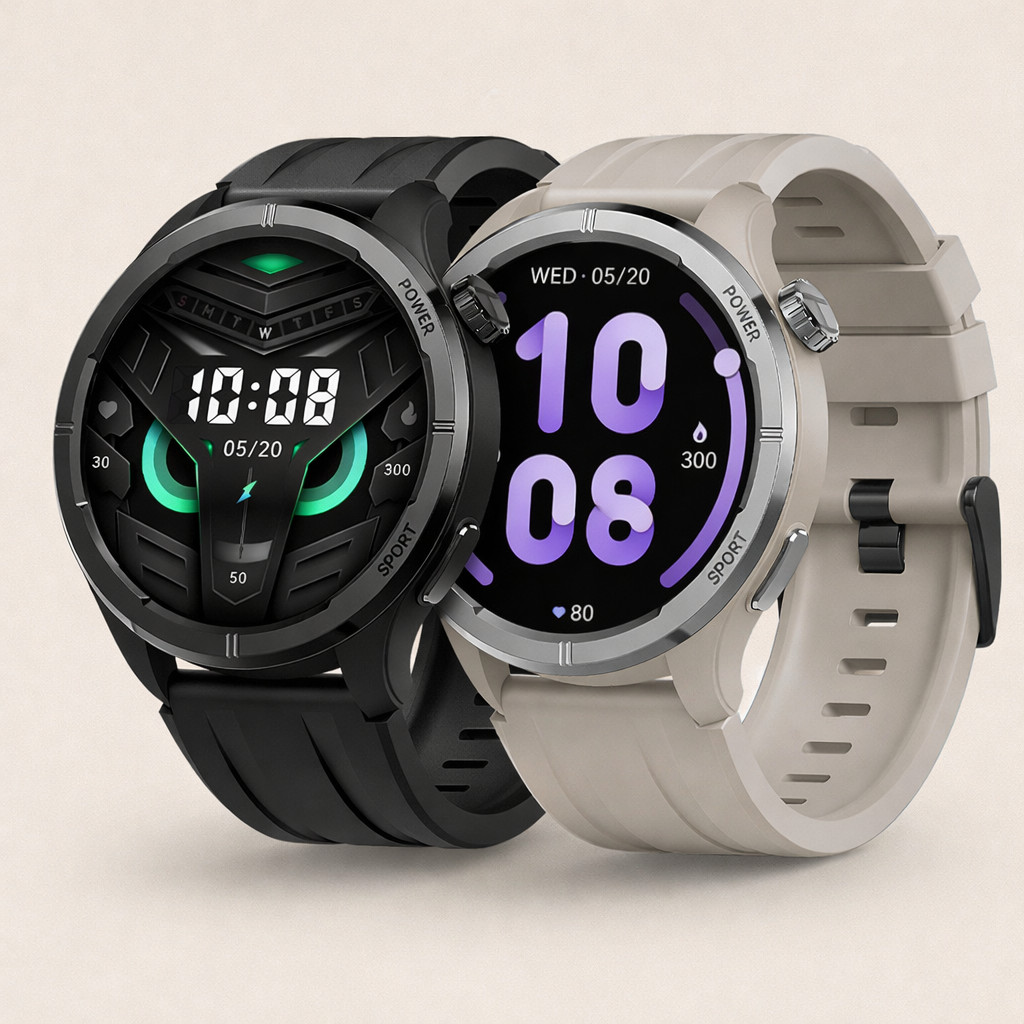 Relógio Smartwatch Haylou Solar Neo HF008 – Tela 1.53", Bluetooth 5.3, IP68 e Saúde