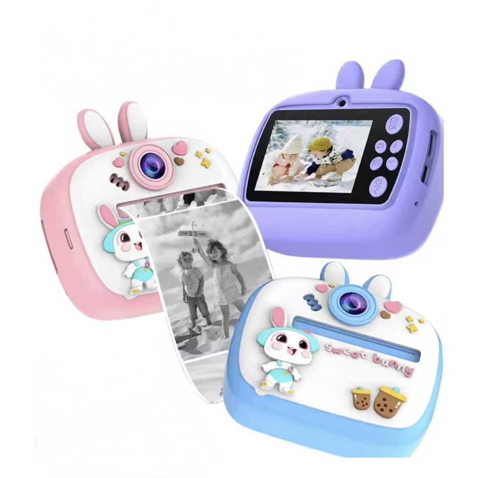 Crianças câmera digital impressão instantânea para crianças impressão térmica