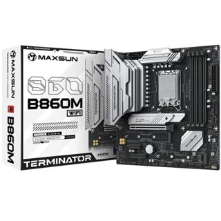 Placa Mãe Maxsun Terminator B860M WiFi, Chipset B860, Intel LGA 1851, mATX, DDR5 em Oferta na Shopee