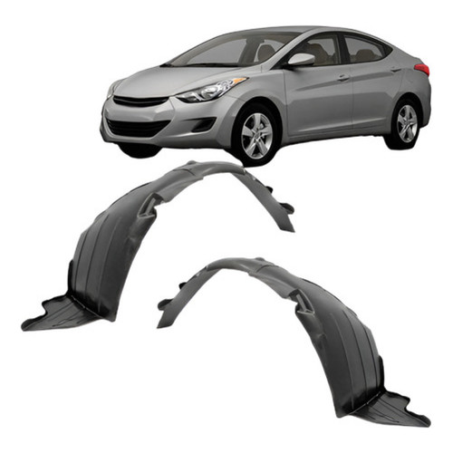 Par De Parabarro Para Hyundai Elantra 2011 2012 2013 Novo