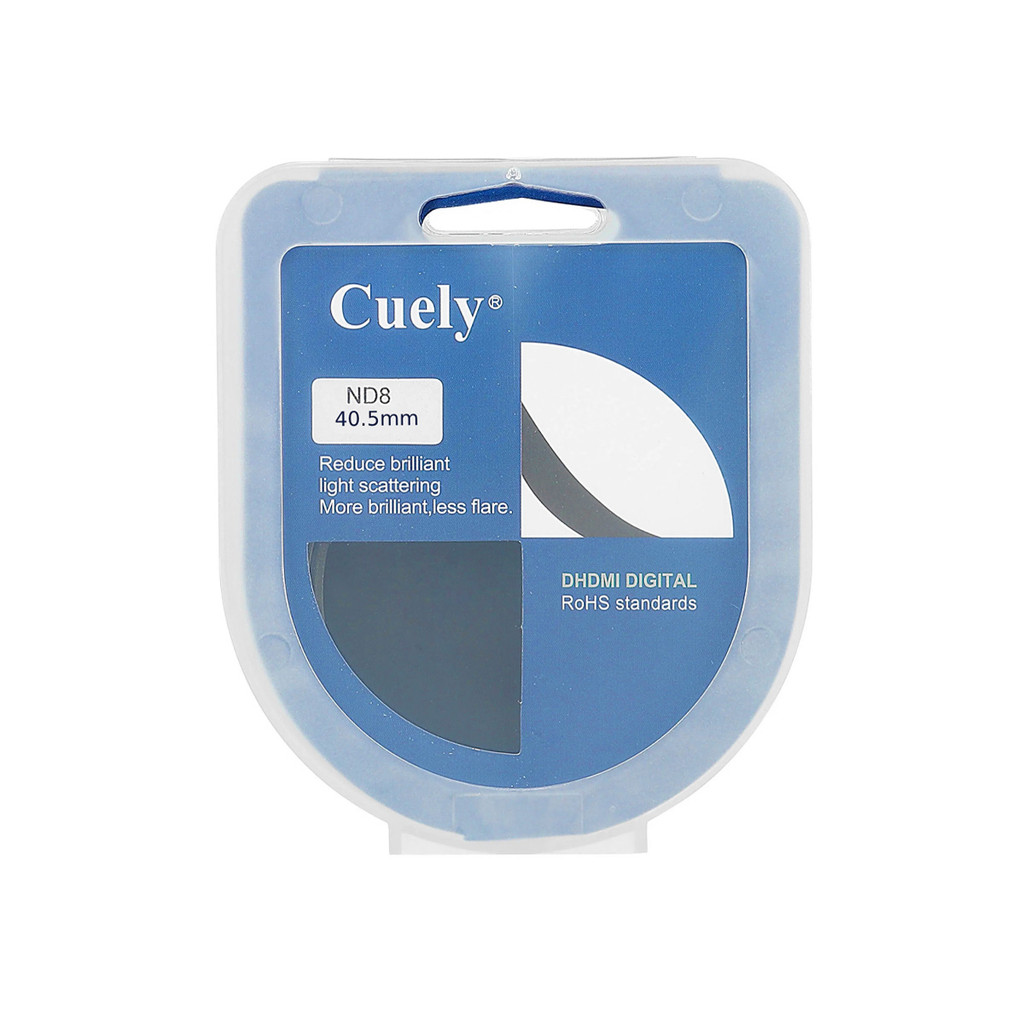 Filtro Densidade Neutra P/ Lente Objetiva ND8 Cuely 40.5MM
