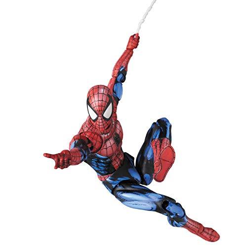 MAFEX SPIDER-MAN (COMIC PAINT) Aproximadamente 155 Mm De Altura , Figura De Ação Pintada .