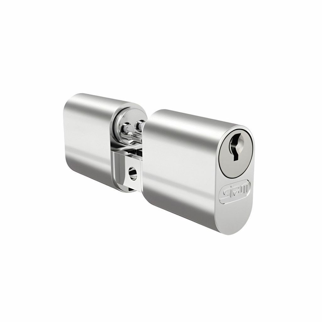Cilindro para Fechadura Stam Cromado 74mm Búzios