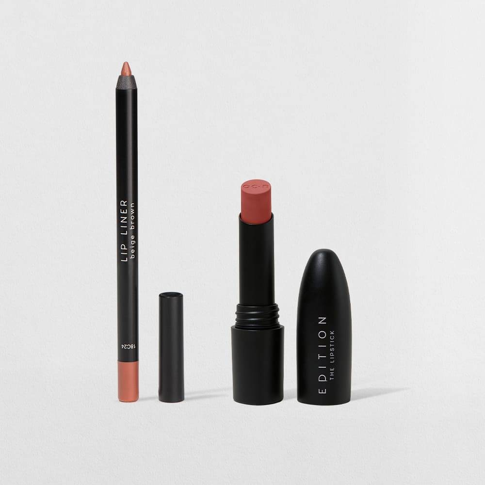 Kit Lápis Labial Nude + Batom Rosa Océane Edtion (2 Produtos) em Oferta na Shopee