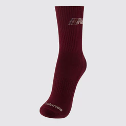 Meia New Balance Cano Alto Graphic Feminino Vinho