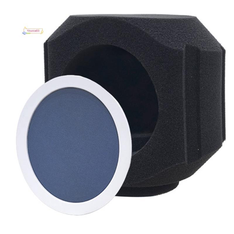 Escudo De Isolamento Acústico Filtro Microfone Proteção Contra Vento Para Estúdios De Gravação Espuma Absorvente De Som 