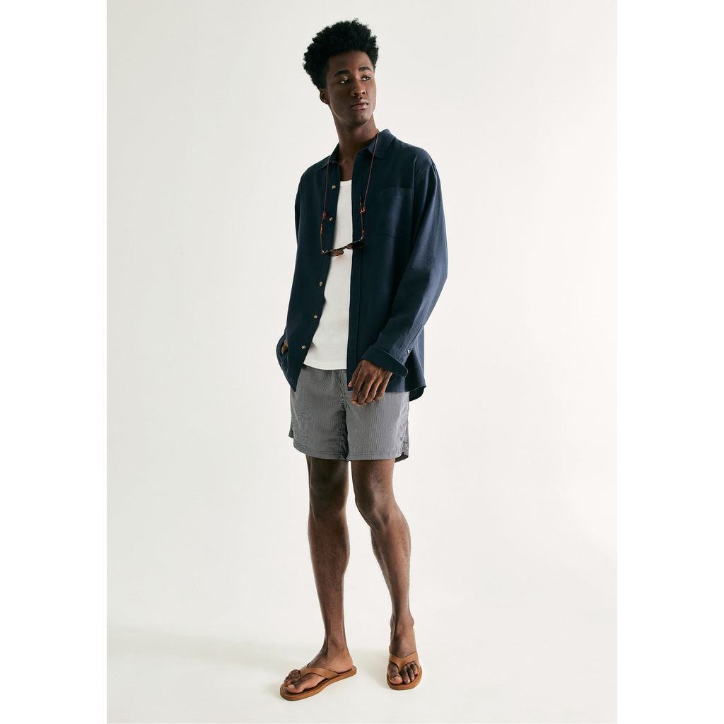 Shorts De Banho Masculino Listrado
